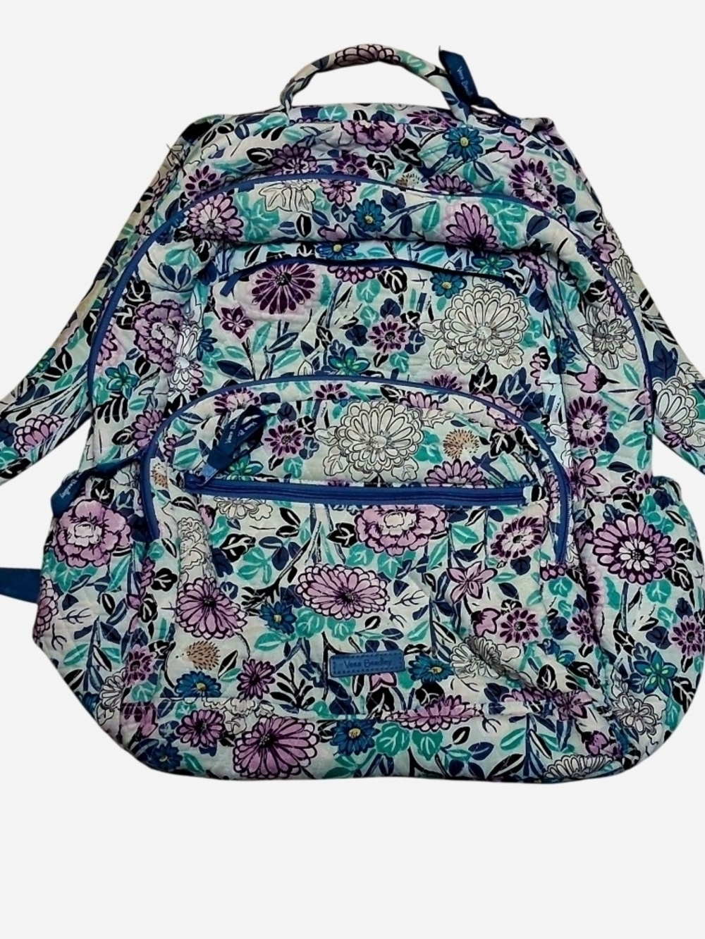 Vera Bradley Vintage Floral Print Quilted Backpack